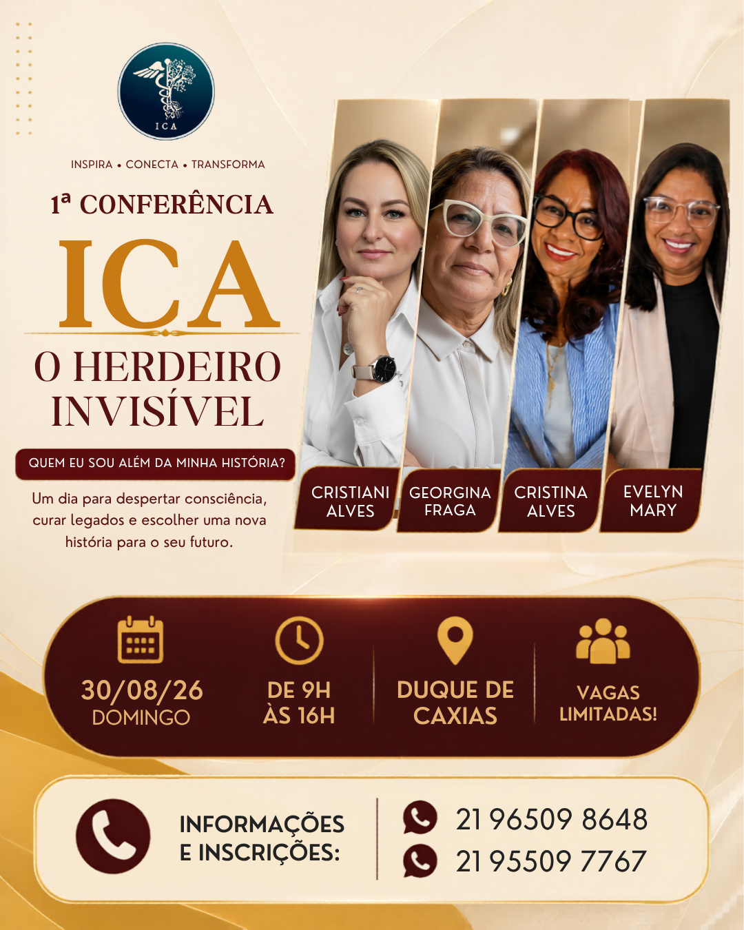 Ingresso — 1ª Conferência ICA: O Herdeiro Invisível